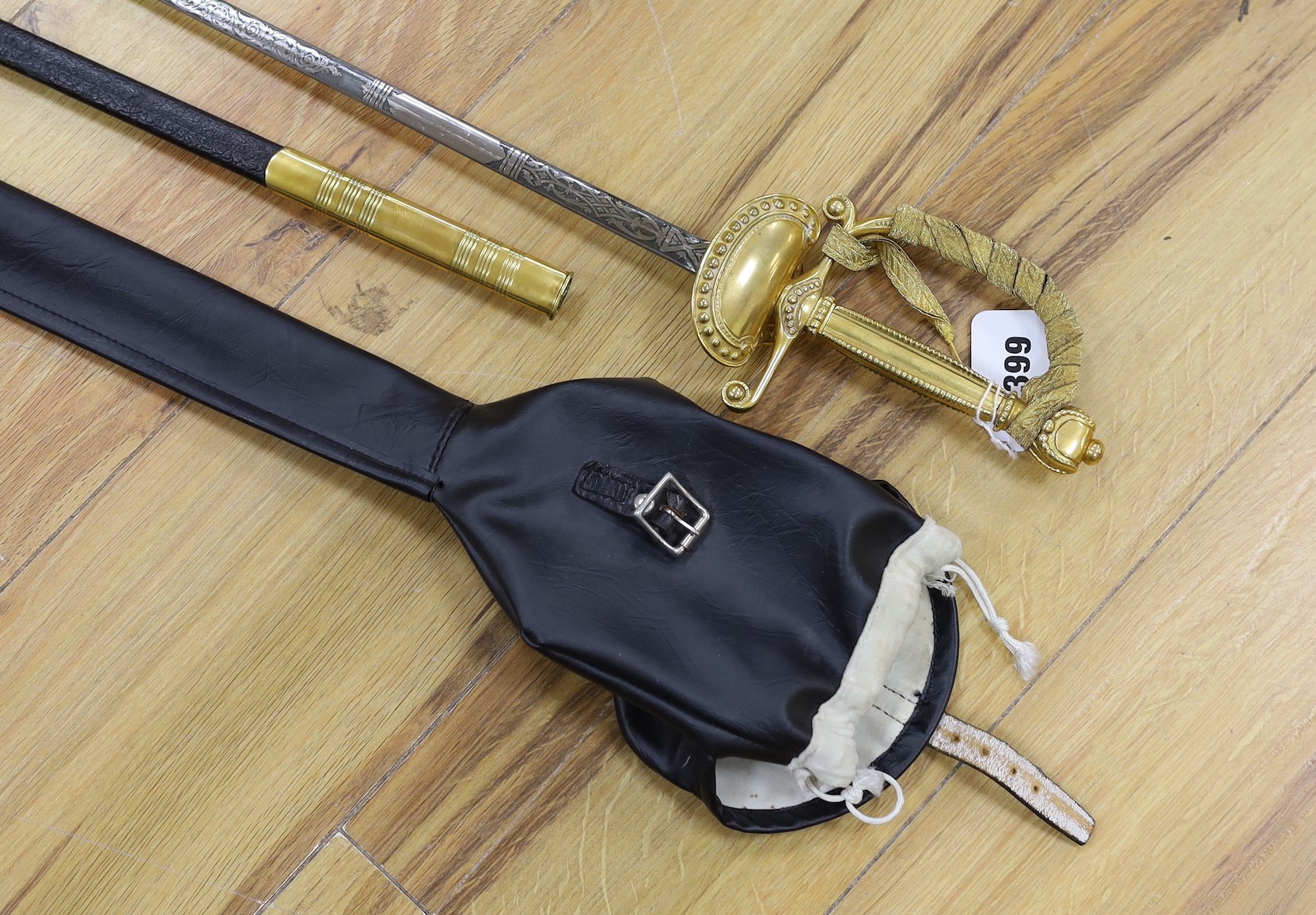 An Elizabeth II Wilkinson dress court sword, 98cm